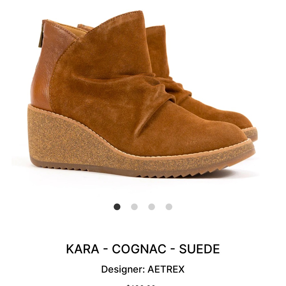 AETREX KARA - COGNAC - SUEDE / Size : 7